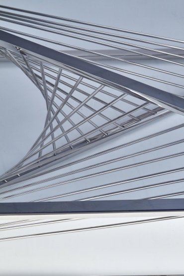 Konferenčný stolík INFINITY strieborný