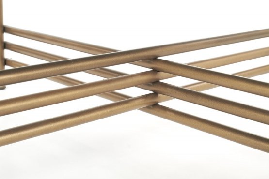 Konferenčný stolík ISMENA čierny/zlatý