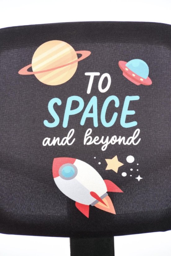 Dětská otočná židle BINGO černá