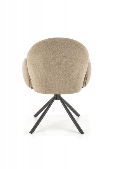 Otočná stolička / kreslo K498 cappuccino