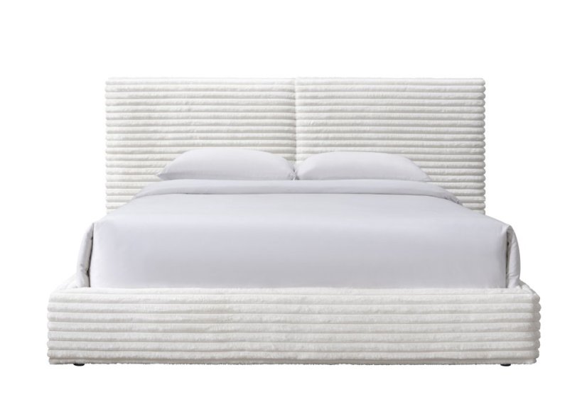 Čalúnená posteľ MADERA 160x200 krémová