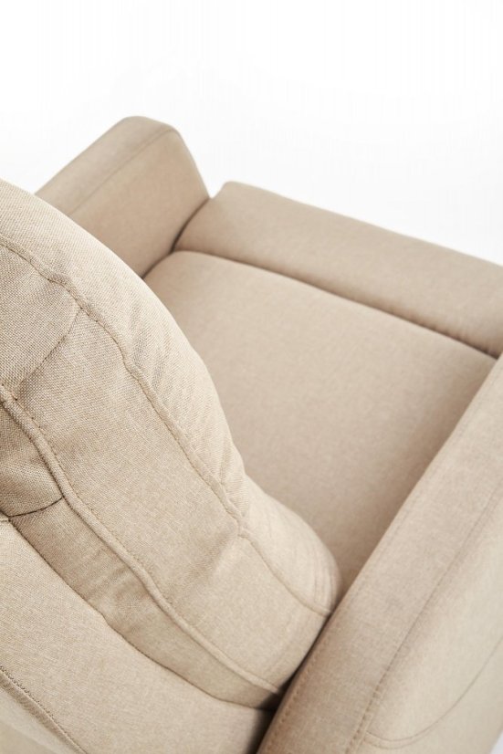 Relaxační křeslo FELIPE polohovatelné béžové