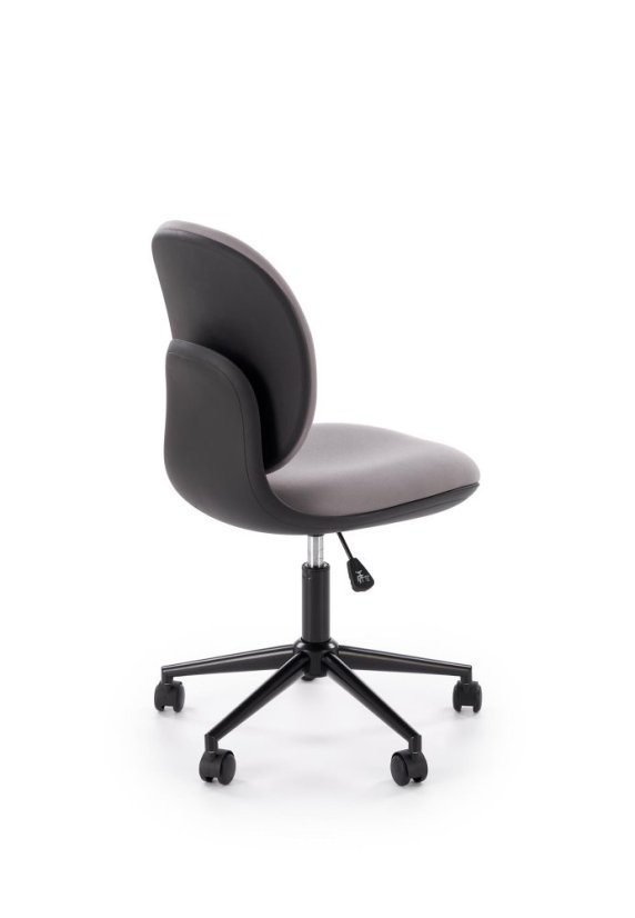 Dětská otočná židle ORION černá/šedá