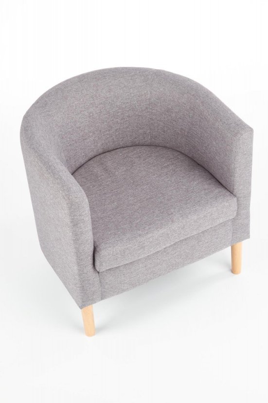 Křeslo CLUBBY šedé