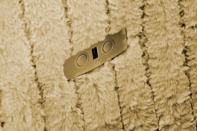 Relaxační křeslo PEGAS hořčicové