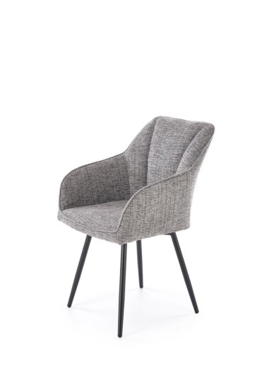 Jedálenská stolička / kreslo K576 sivá