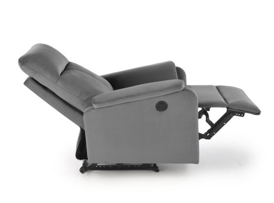Elektrické relaxačné kreslo CROCUS sivé