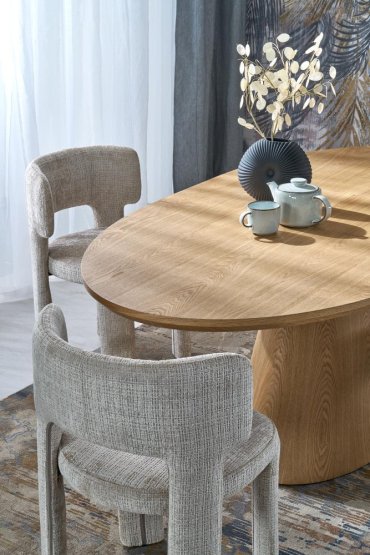 Rozkladací jedálenský stôl CALYPSO 160x100 prírodný