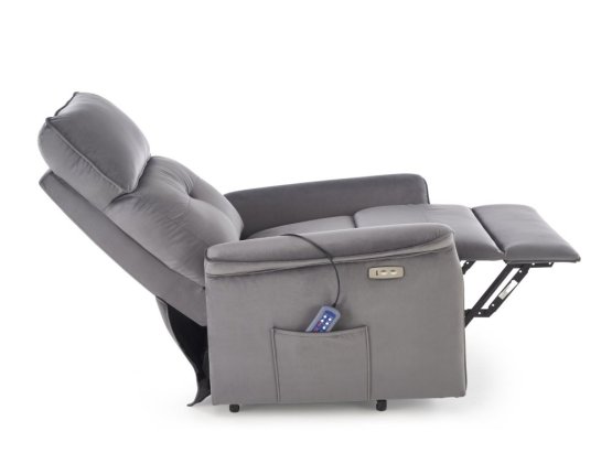 Relaxační křeslo SEMIR 2 šedé