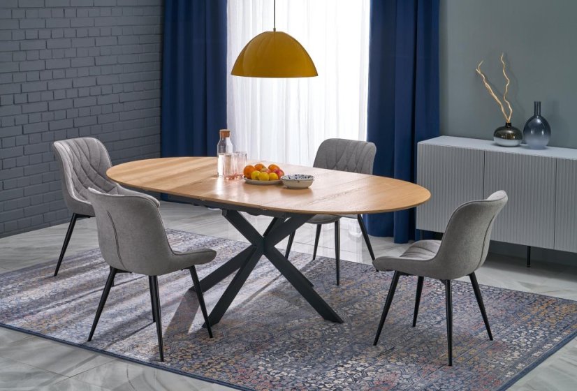 Jedálenská stolička K567 sivá