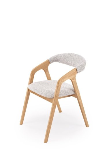 Jedálenská stolička BUENO dub prírodná / svetlo šedá