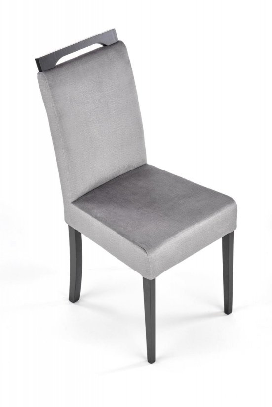 Jedálenská stolička CLARION 2 velvet sivá