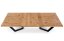 Rozkladací jedálenský stôl MASSIVE 160(250)x90 dub svetlý/čierna