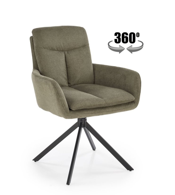 Jedálenské kreslo K536 olivové