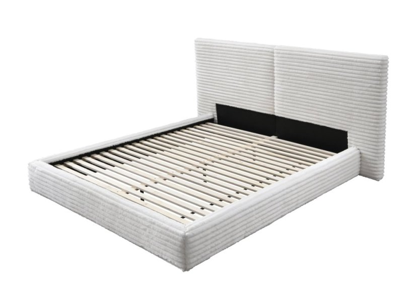 Čalúnená posteľ MADERA 160x200 krémová