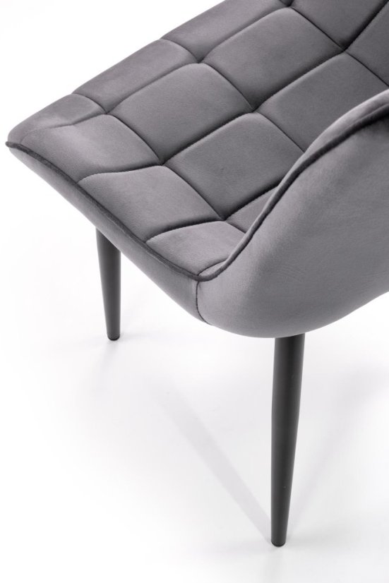 Jedálenská stolička K580 sivá