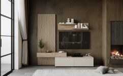 Obývacia zostava CAMINO dub artisan/kašmír