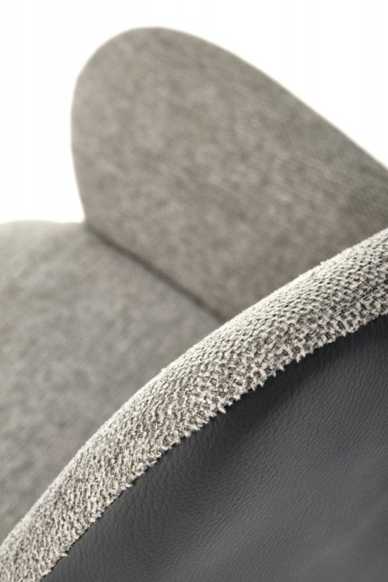 Otočná stolička / kreslo K494 sivá/čierna