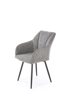 Jedálenská stolička / kreslo K576 sivá