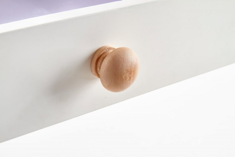 Písací stôl B34 dub sonoma/biely