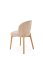 Jídelní židle BASSO dub přírodní/béžová