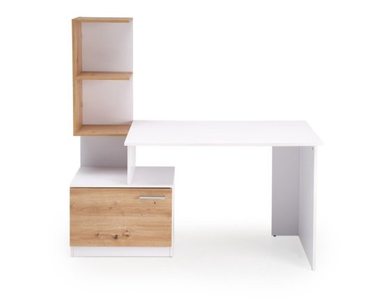 Psací stůl MISO bílá/dub artisan