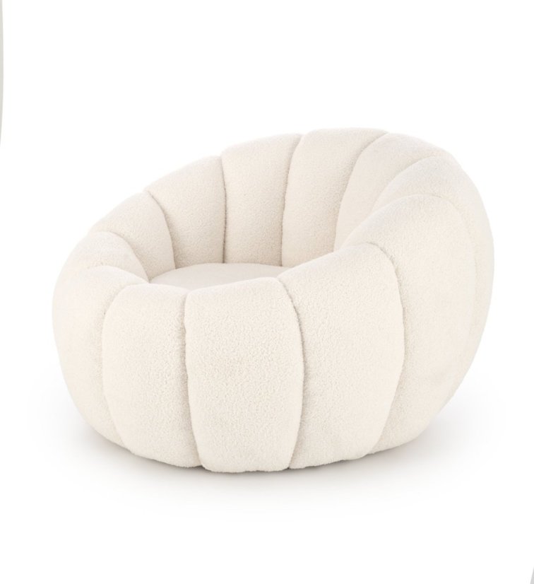 Odpočinkové křeslo GASPAR krémové