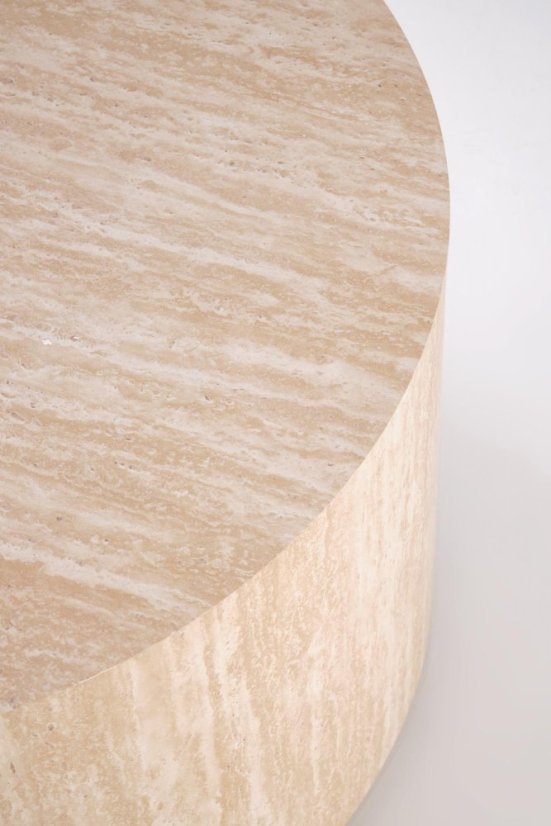 Konferenčný okrúhly stolík TRAVERTINO 60