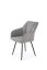 Jedálenská stolička / kreslo K576 sivá