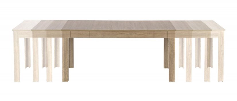 Rozkládací jídelní stůl SEWERYN 160(300)x90 dub sonoma