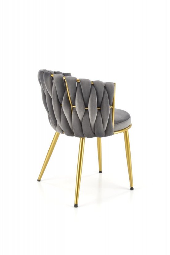 Jídelní židle / křeslo K517 šedá