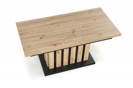 Konferenčný stolík BARETTI dub artisan/čierny