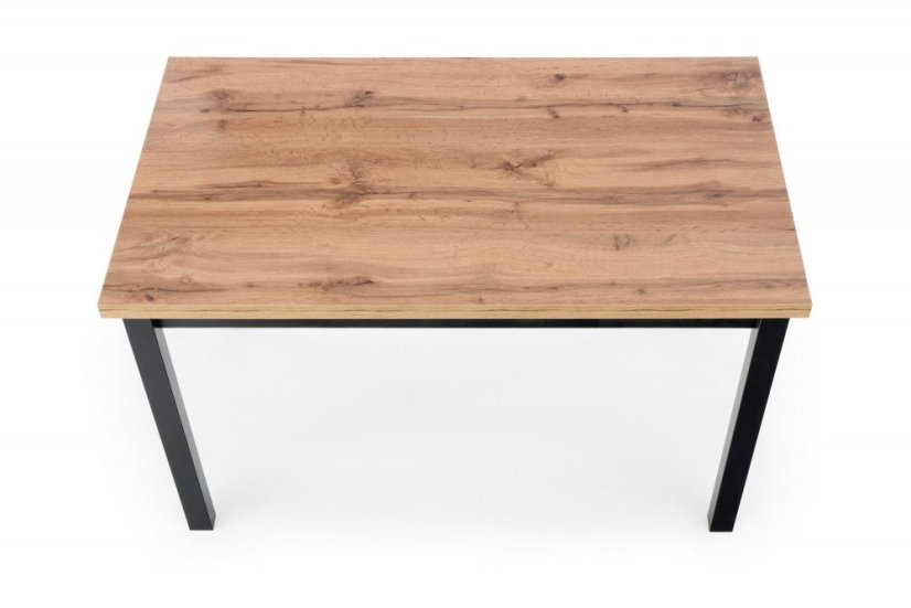 Jedálenský stôl COBALT 120x68 dub wotan/čierny