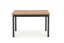 Jedálenský stôl COBALT 120x68 dub wotan/čierny