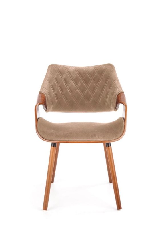 Jedálenské kresielko K396 velvet béžové