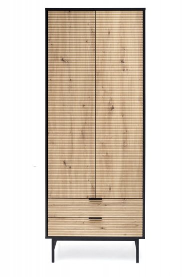 Skriňa MURANO S-1 dub artisan/čierny