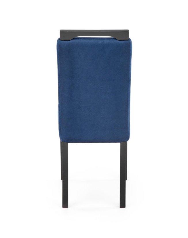 Jedálenská stolička CLARION 2 velvet modrá