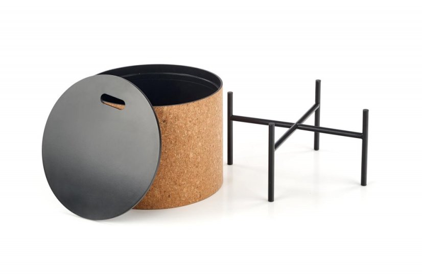 Konferenční stolek SASHA přírodní/černý