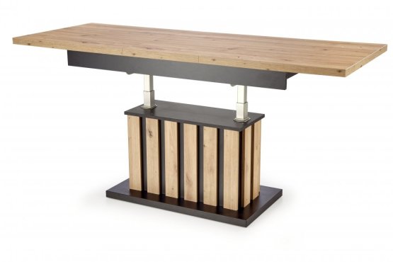 Konferenčný stolík BARETTI dub artisan/čierny