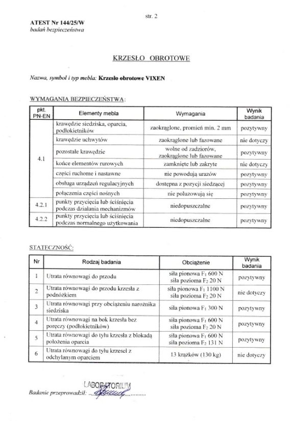 Kancelárska stolička VIXEN čierna