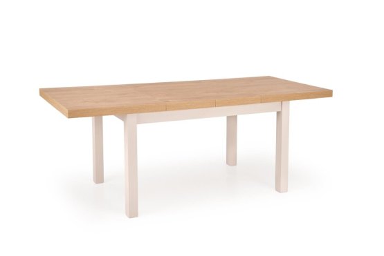 Rozkladací jedálenský stôl TIAGO 140(220)x80 dub hikora / kašmír