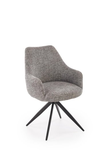 Jedálenská stolička / kreslo K564 sivá