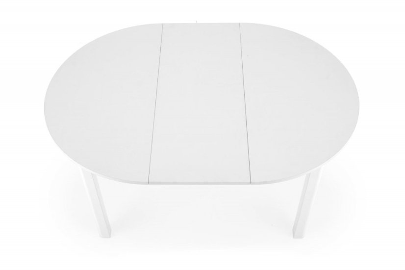 Rozkládací jídelní stůl RINGO 102(142)x102 bílý