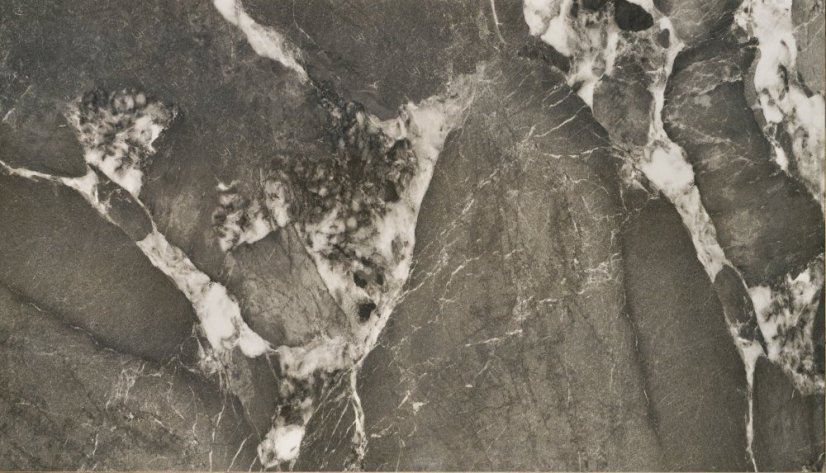 Rozkládací jídelní stůl FELIX 141(201)x81 šedý mramor/černá