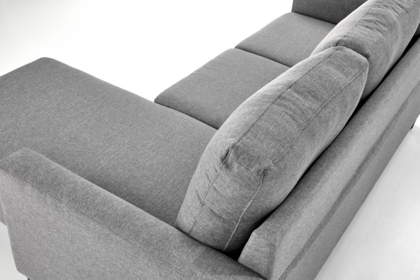 Pohovka GERSON s podnožkou šedá