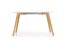 Rozkladací jedálenský stôl CALIBER 160(200)x90 biely/dub san remo