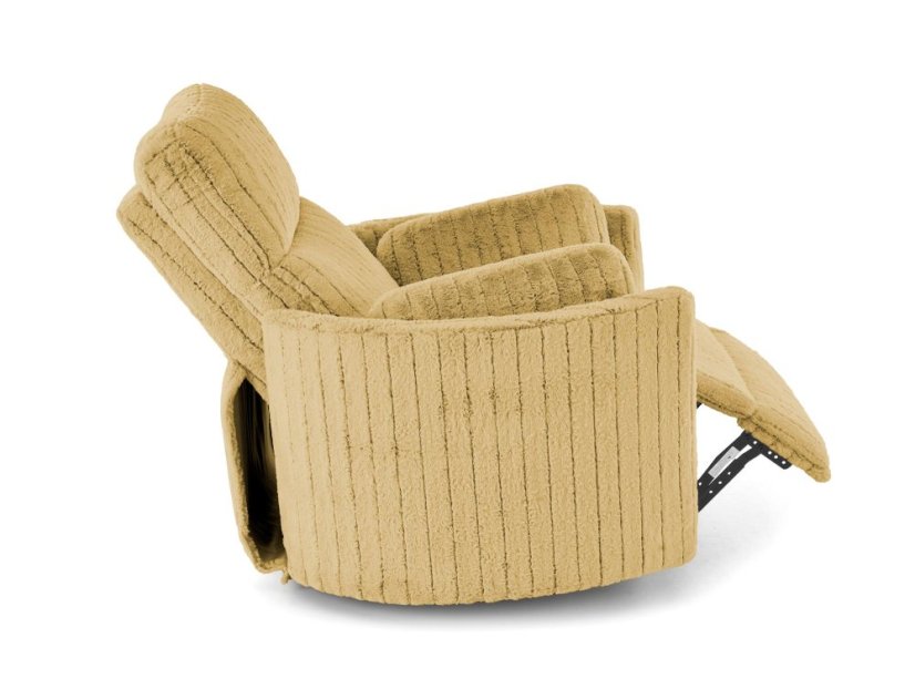 Relaxační křeslo PEGAS hořčicové