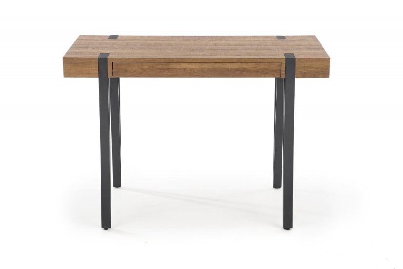 Písací stôl B39 čierny/orech medový