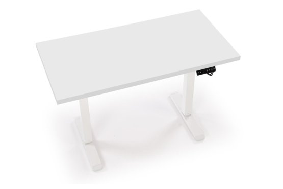 Výškovo nastaviteľný písací stôl B54 biely