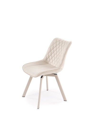 Jedálenská stolička K520 CS svetlo béžová / kašmír
